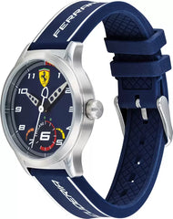 Scuderia Ferrari Pitlane Quartz Blue Round Dial Unisex Watch - 860005