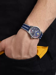 Scuderia Ferrari Pitlane Quartz Blue Round Dial Unisex Watch - 860005