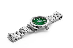 Roamer Deep Sea 200 Analog Green Pattern Round Dial Men's Watch - 860833 41 75 71