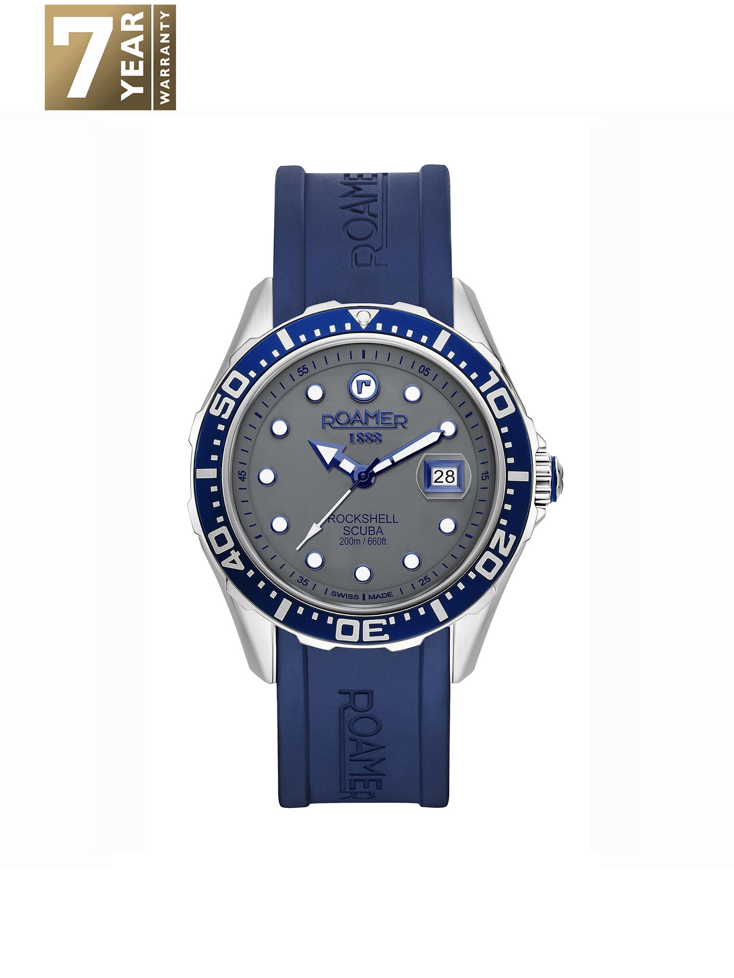 Roamer Rockshell Mark III Scuba Analog Men's Watch - 867833 41 55 02