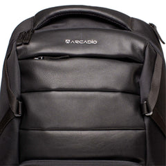 ARCADIO TOOMUCH Authentic Italian Leathert Laptop Bag Backpack for Men & Women