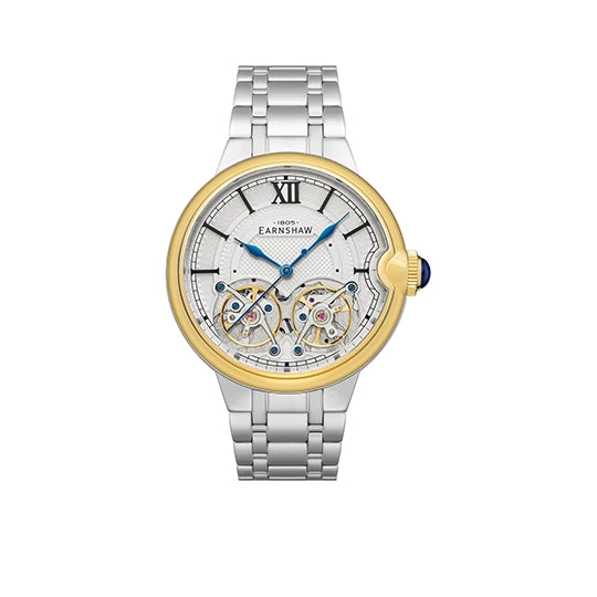 Earnshaw Barralier Double Heart Dual open Heart Men's Watch -  ES-8266-44
