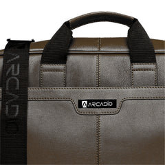 ARCADIO CHARMER Authentic Italian Leather Laptop Bag/Office Bag/Messenger Bag for Men and Women. Fits Upto 16 inch Laptop.