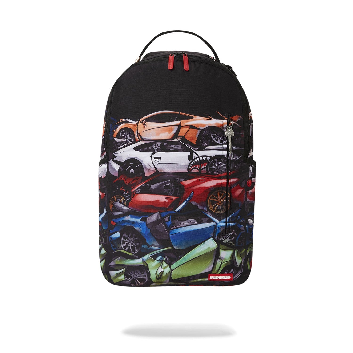 Sprayground Limited Edition Crushed Sports Cars DLXSR Backpack For Unisex - 910B1446NSZ