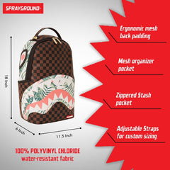 Sprayground Limited Edition Tropical Floral Sip DLXSV Backpack For Women - 910B4274NSZ