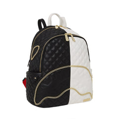 Sprayground Limited Edition Split Quilt Shark Savage Backpack For Unisex - 910B4424NSZ