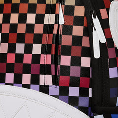 Sprayground Limited Edition Calm Check Colors DLXSV Backpack For Unisex - 910B4824NSZ