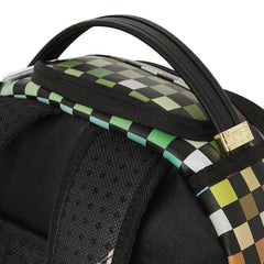 Sprayground Limited Edition Calm Check Colors DLXSV Backpack For Unisex - 910B4824NSZ