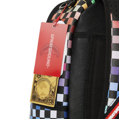 Sprayground Limited Edition Calm Check Colors DLXSV Backpack For Unisex - 910B4824NSZ