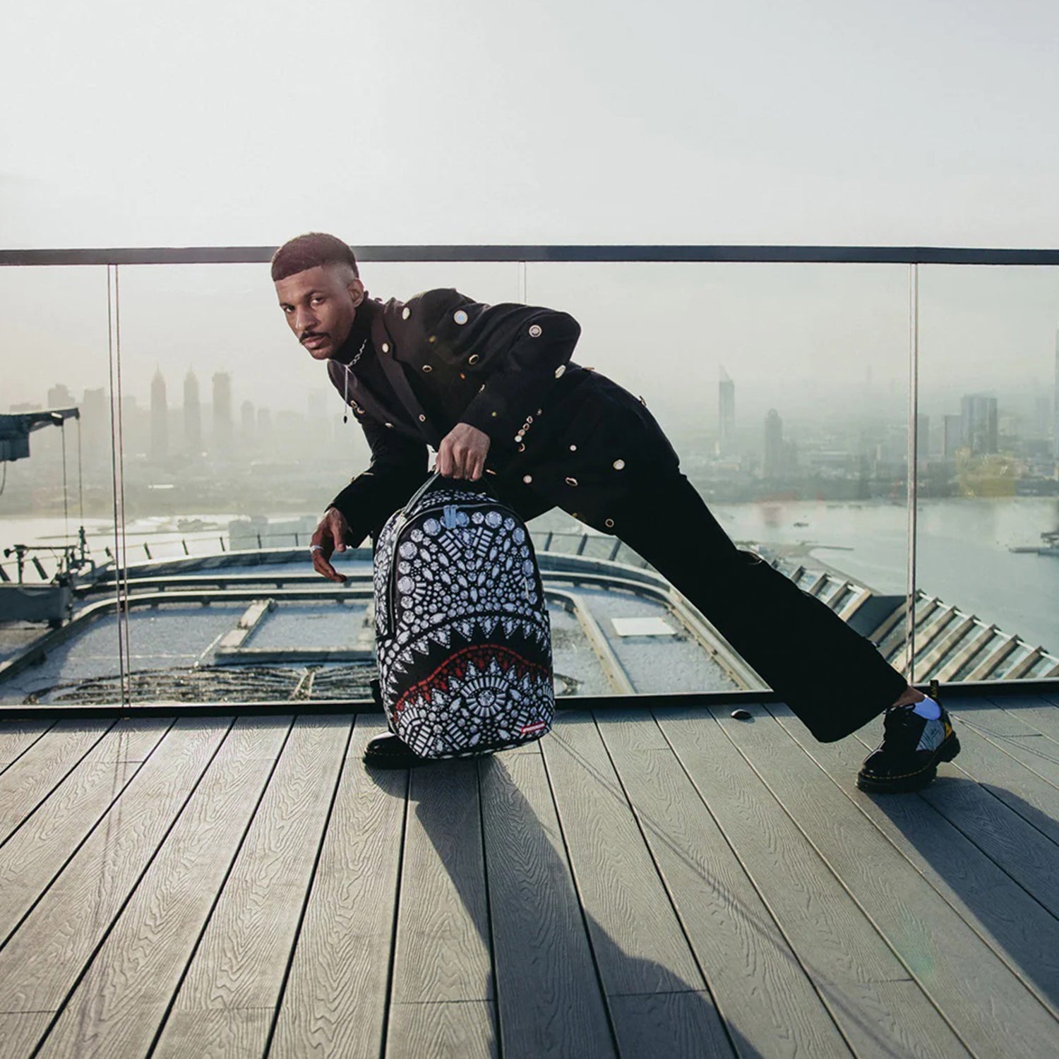 Sprayground Limited Edition Crazy Diamond Design DlXV Backpack For Unisex - 910B5115NSZ