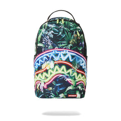 Sprayground Limited Edition Neon Shark Jungle DLXSR Backpack For Women - 910B5141NSZ