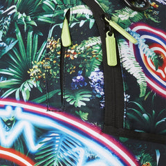 Sprayground Limited Edition Neon Shark Jungle DLXSR Backpack For Women - 910B5141NSZ