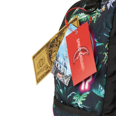 Sprayground Limited Edition Neon Shark Jungle DLXSR Backpack For Women - 910B5141NSZ