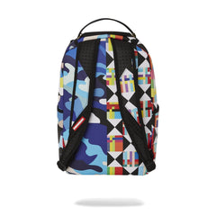 Sprayground Limited Edition Sutton Pattern Vortex DLXSV Backpack For Unisex - 910B5203NSZ