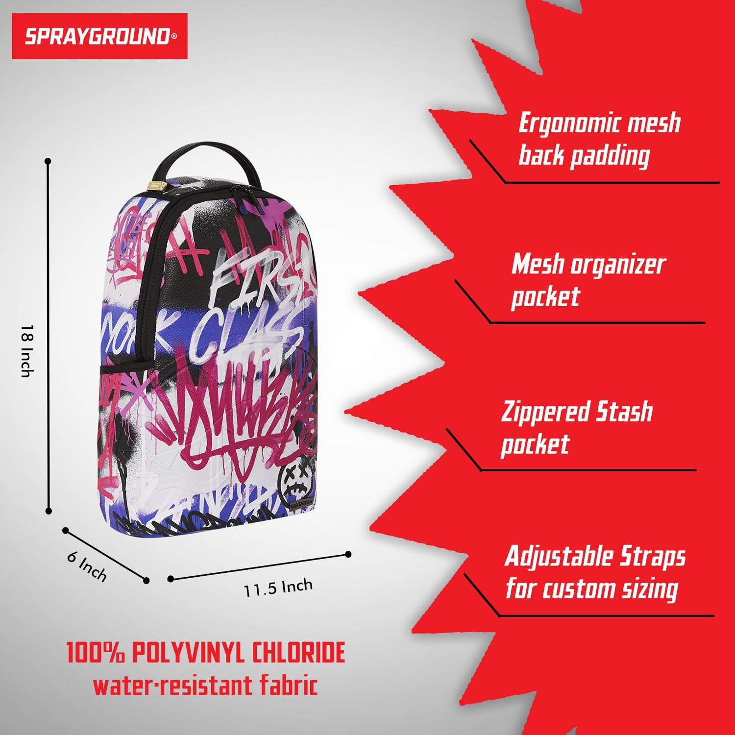 Sprayground Limited Edition Vandal Couture Backpack For Unisex - 910B5223NSZ