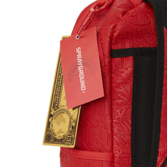 Sprayground Limited Edition Red Scribble Backpack For Unisex - 910B5367NSZ