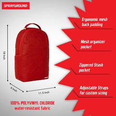 Sprayground Limited Edition Red Scribble Backpack For Unisex - 910B5367NSZ
