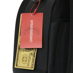 Sprayground Limited Edition Shark Central: 2.0: Black On Black DLXSV Backpack For Unisex - 910B5443NSZ