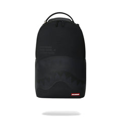 Sprayground Limited Edition Shark Central: 2.0: Black On Black DLXSV Backpack For Unisex - 910B5443NSZ