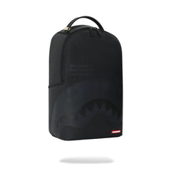 Sprayground Limited Edition Shark Central: 2.0: Black On Black DLXSV Backpack For Unisex - 910B5443NSZ