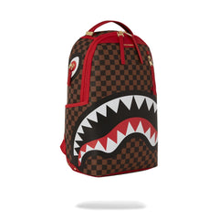 Sprayground Limited Edition Red Sharks In Paris DLXSV Backpack For Unisex - 910B5501NSZ