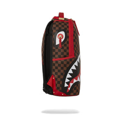 Sprayground Limited Edition Red Sharks In Paris DLXSV Backpack For Unisex - 910B5501NSZ
