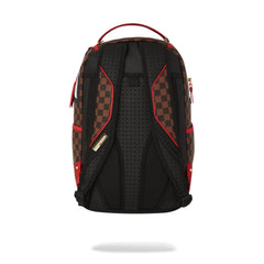 Sprayground Limited Edition Red Sharks In Paris DLXSV Backpack For Unisex - 910B5501NSZ