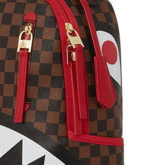 Sprayground Limited Edition Red Sharks In Paris DLXSV Backpack For Unisex - 910B5501NSZ
