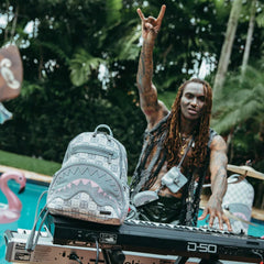 Sprayground Limited Edition Ai Stunna Cream Savage Backpack For Women - 910B5559NSZ