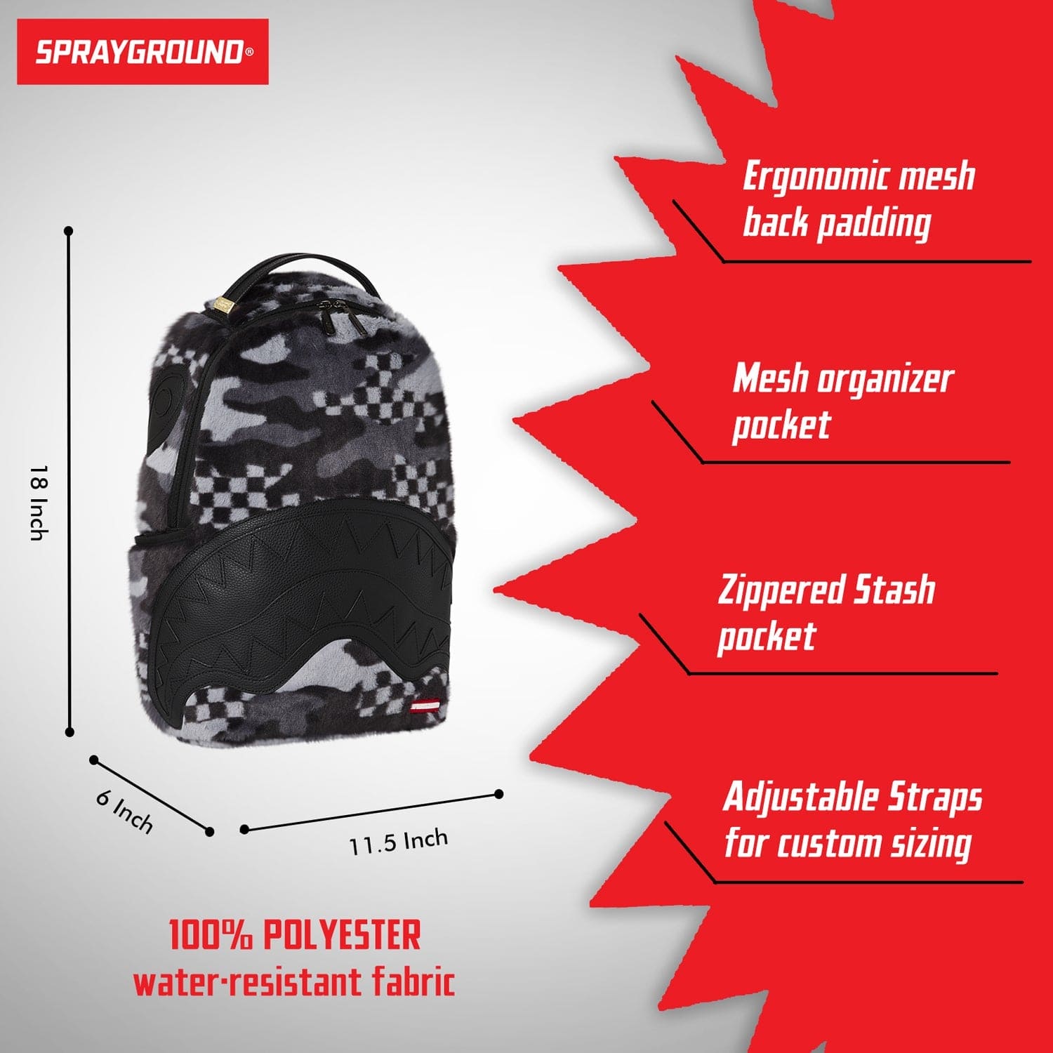 Sprayground Limited Edition Flock 3Am Backpack For Unisex - 910B5693NSZ