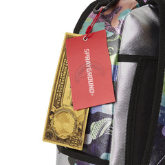 Sprayground Limited Edition Neon Money Camo Backpack For Unisex - 910B5712NSZ