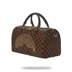 Sprayground Limited Edition Sharks In Paris Gold Rivit Empress Duffle - 910D4056NSZ