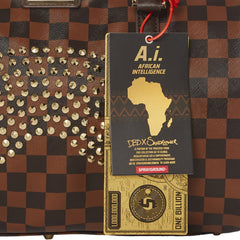 Sprayground Limited Edition Sharks In Paris Gold Rivit Empress Duffle - 910D4056NSZ