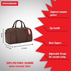 Sprayground Limited Edition Money Check Mini Duffle - 910D4660NSZ
