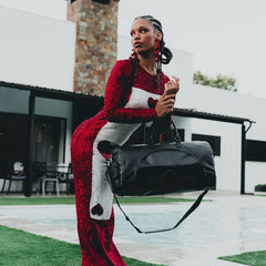 Sprayground Limited Edition Black Pvc Sharkpocket Duffle - 910D4705NSZ