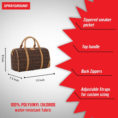 Sprayground Limited Edition Split Infiniti Check Mini Duffle - 910D4756NSZ