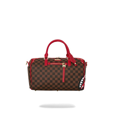 Sprayground Limited Edition Red Sharks In Paris Duffle Bag For Unisex - 910D5598NSZ