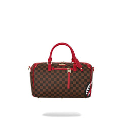 Sprayground Limited Edition Red Sharks In Paris Duffle Bag For Unisex - 910D5598NSZ