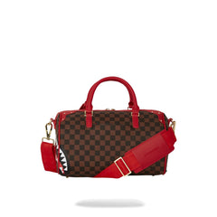 Sprayground Limited Edition Red Sharks In Paris Duffle Bag For Unisex - 910D5598NSZ