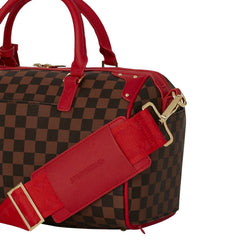 Sprayground Limited Edition Red Sharks In Paris Duffle Bag For Unisex - 910D5598NSZ