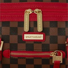 Sprayground Limited Edition Red Sharks In Paris Duffle Bag For Unisex - 910D5598NSZ