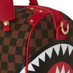 Sprayground Limited Edition Red Sharks In Paris Duffle Bag For Unisex - 910D5598NSZ