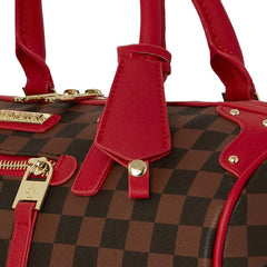 Sprayground Limited Edition Red Sharks In Paris Duffle Bag For Unisex - 910D5598NSZ