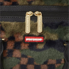Sprayground Limited Edition Green 3Am Fur Mini Mini Duffel For Unisex - 910D5746NSZ