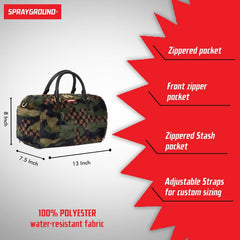 Sprayground Limited Edition Green 3Am Fur Mini Mini Duffel For Unisex - 910D5746NSZ