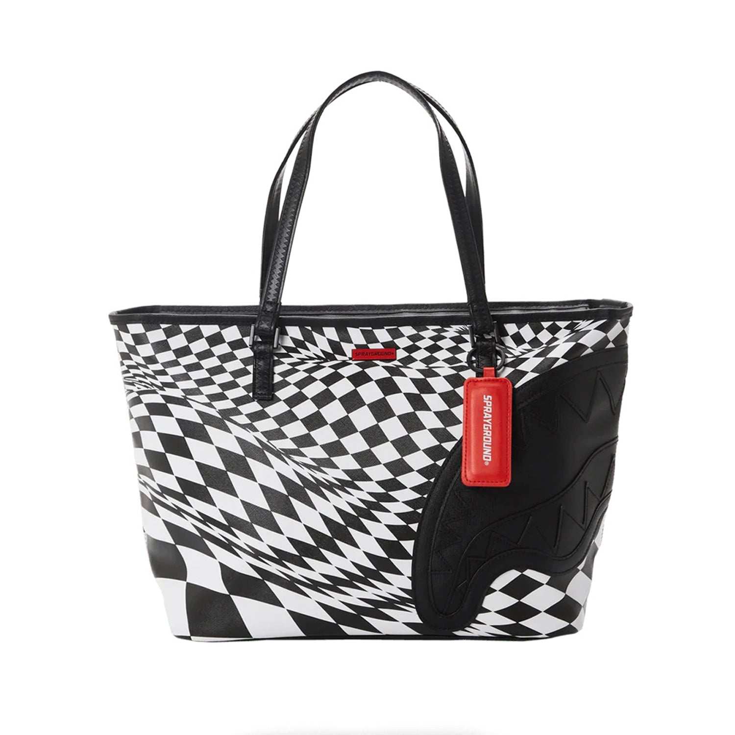 Sprayground Limited Edition Trippy Check Tote For Women - 910T3656NSZ