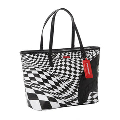 Sprayground Limited Edition Trippy Check Tote For Women - 910T3656NSZ