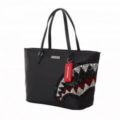 Sprayground Limited Edition Trinity Crystal Black Tote For Women - 910T3668NSZ