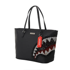 Sprayground Limited Edition Trinity Crystal Black Tote For Women - 910T3668NSZ
