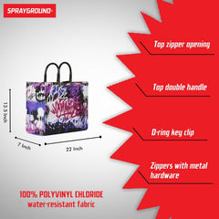 Sprayground Limited Edition Vandal Couture Tote For Unisex - 910T5224NSZ
